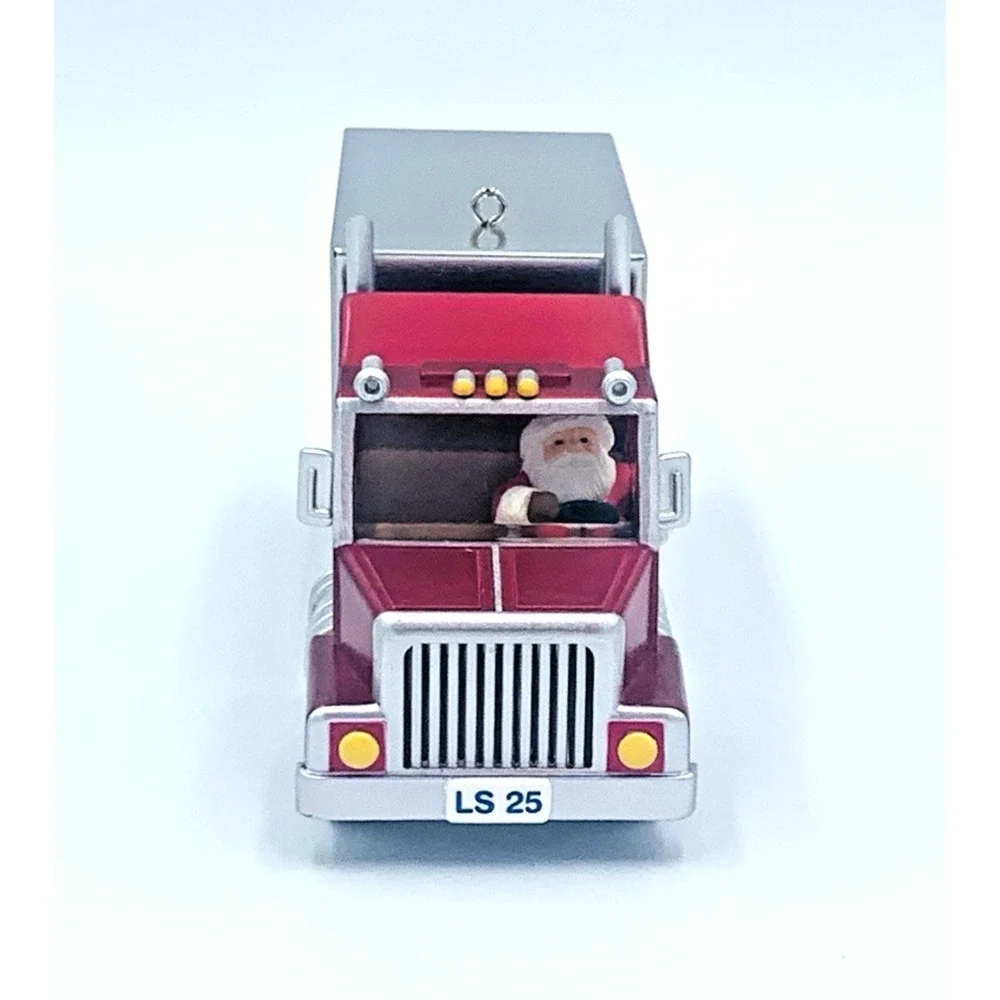 2003 (25th) Santa's Big Rig Here Comes Santa Ornament‎ Hallmark Keepsake New